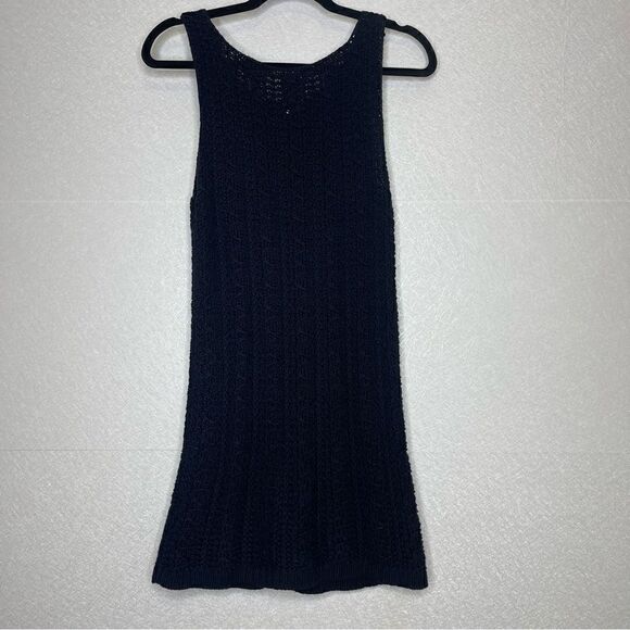 Anthropologie Far Away From Close Knit Sweater Dress Navy S - Picture 6 of 6